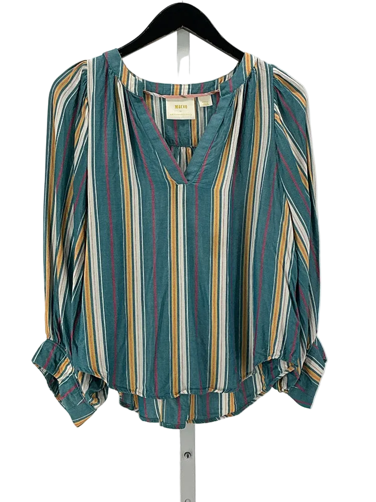 Maeve Size S Blue Multi Shirt