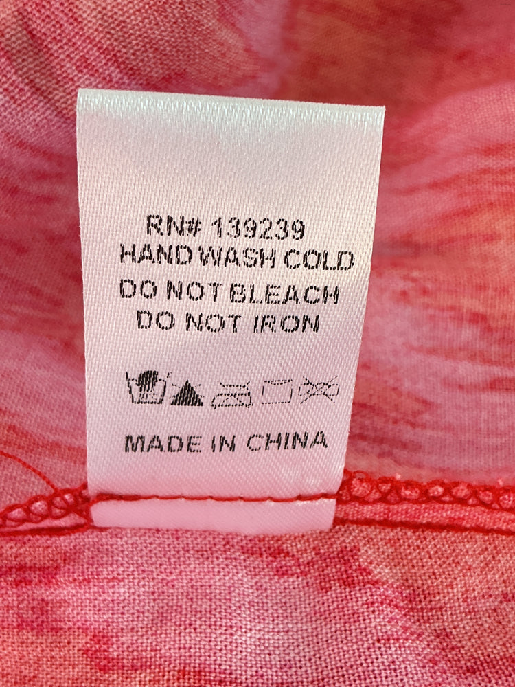 Pomander Place Size L Red & Pink Dress