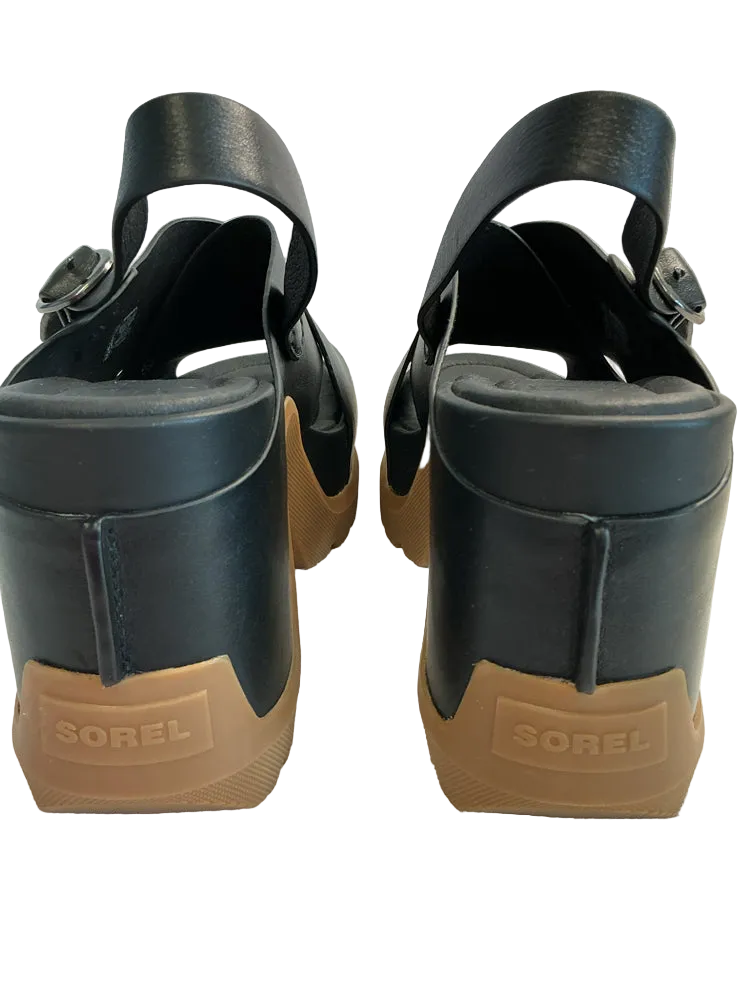Sorel Shoe Size 10 Black ROAM'N RISE Sandals