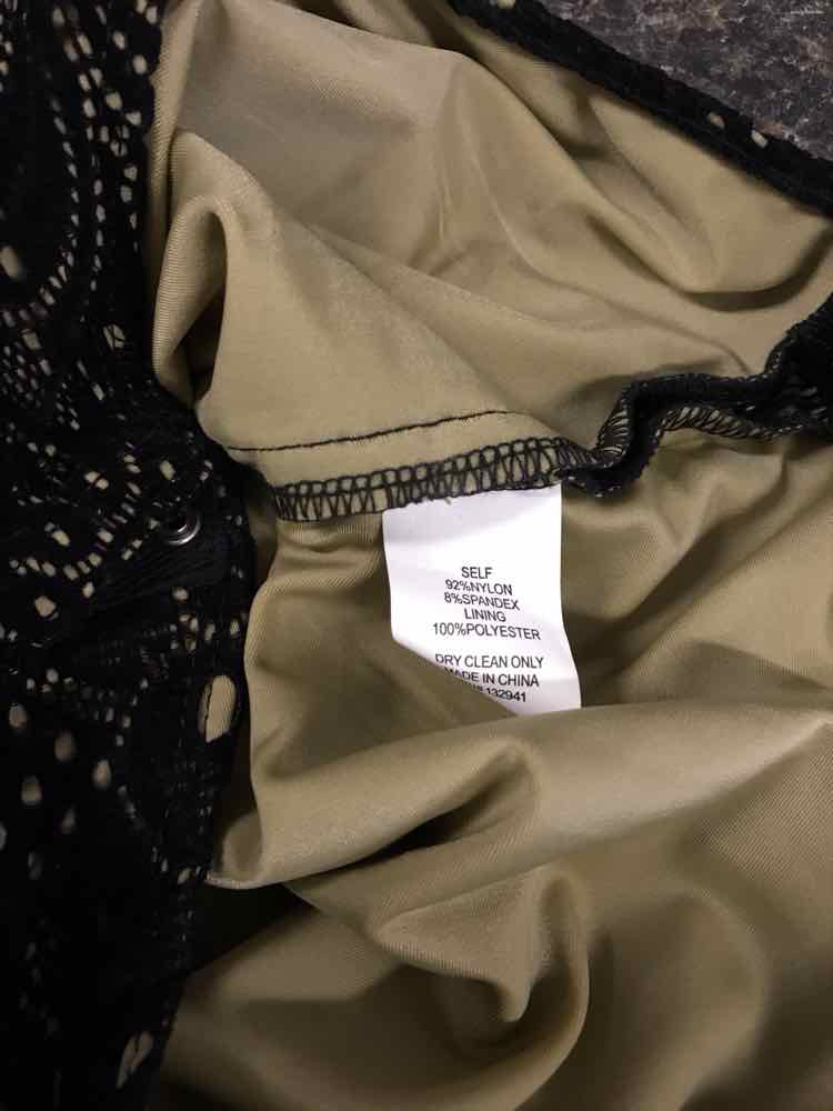 Amanda Uprichard Size XS Black & Beige Bodysuit
