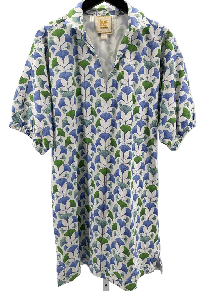 Emily McCarthy Size S Blue Multi HAMPTON Dress