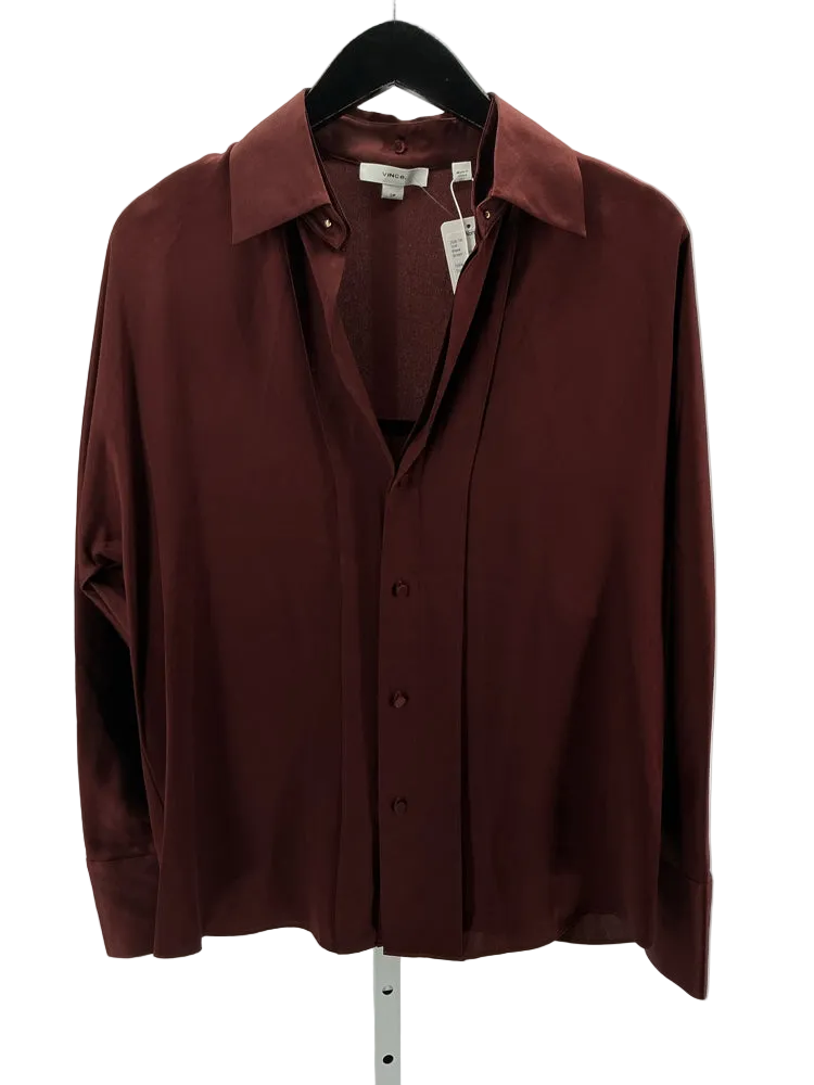 Vince Size S Brown Shirt