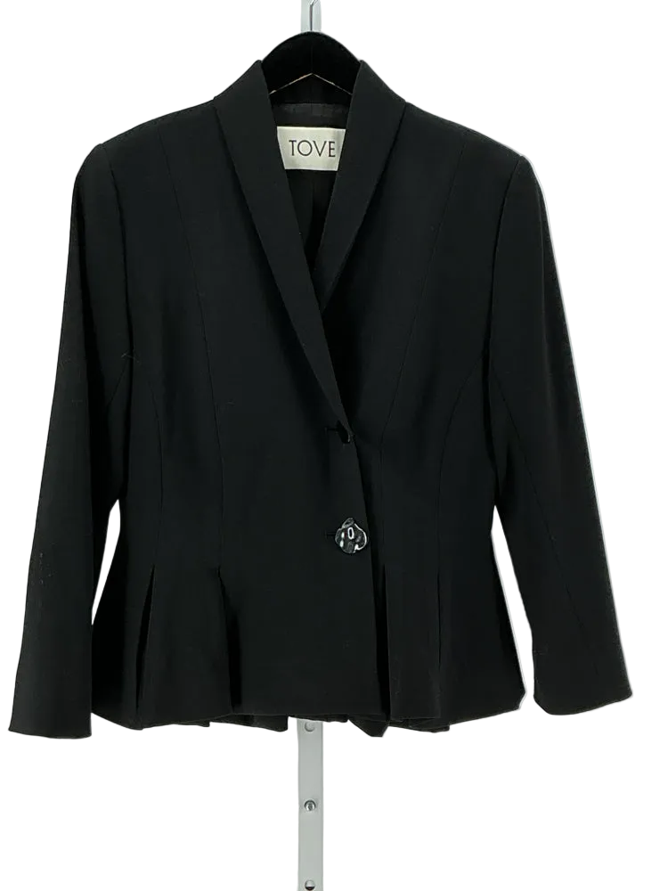 TOVE Size 8 Black Blazer