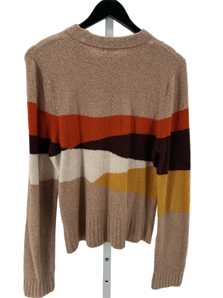Faherty Size M Tan Multi Sweater