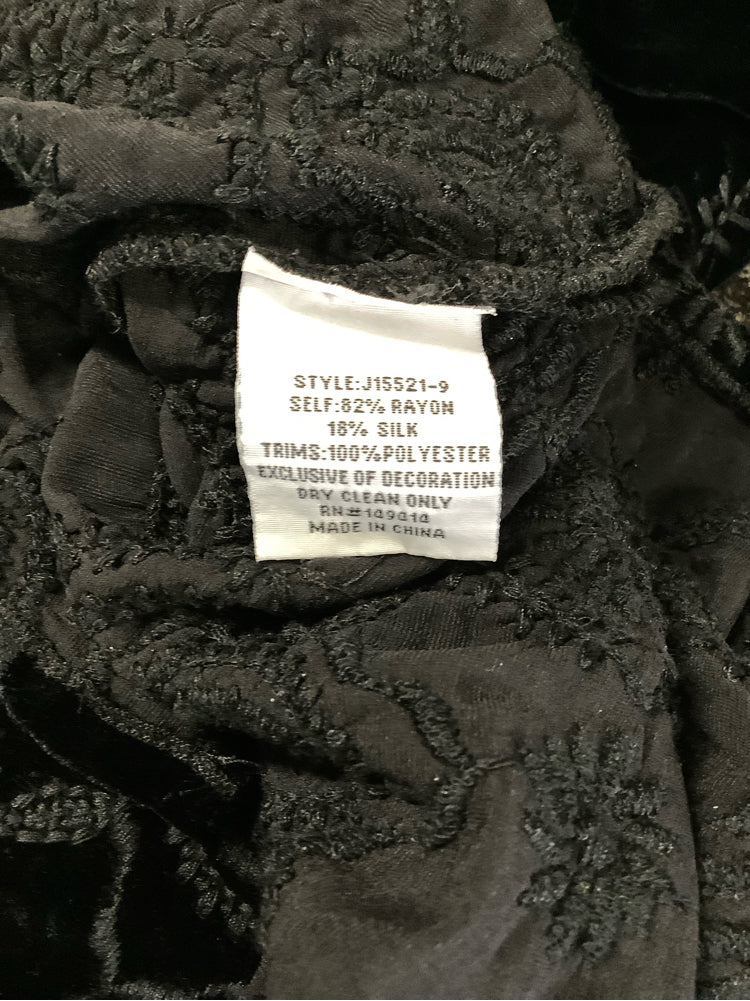 Johnny Was Size XL Black Althea Shirt