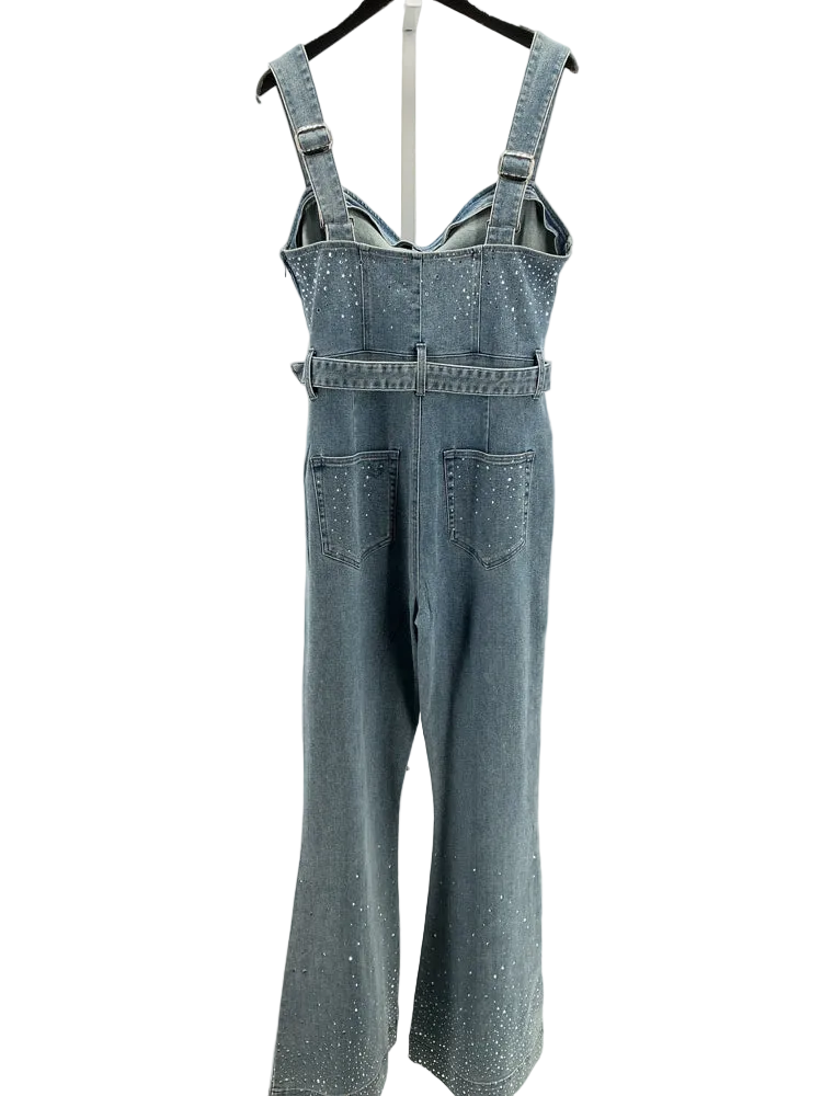 mumu Size XXL Denim Venetian Jumpsuit