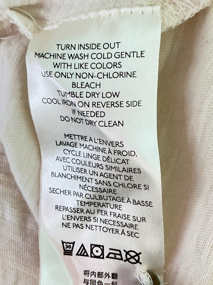 by anthropologie Size 1X Cream & Gold Shirt
