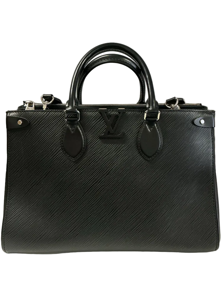 Louis Vuitton Black Epi Grenelle MM Handbags