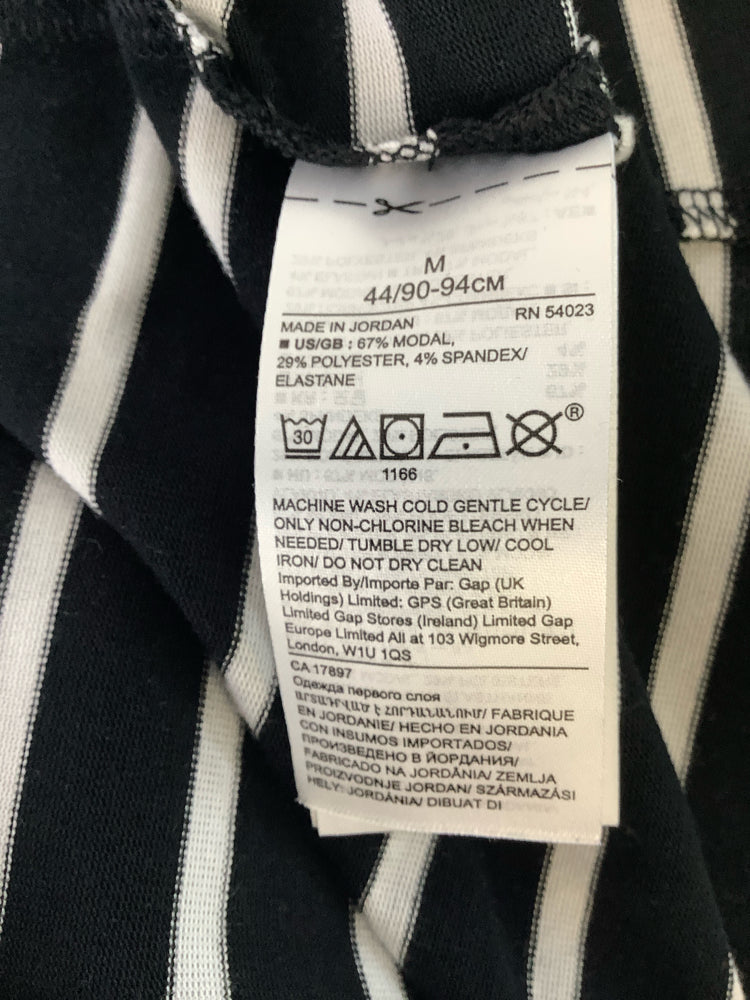 Banana Republic Size M Black & White Shirt