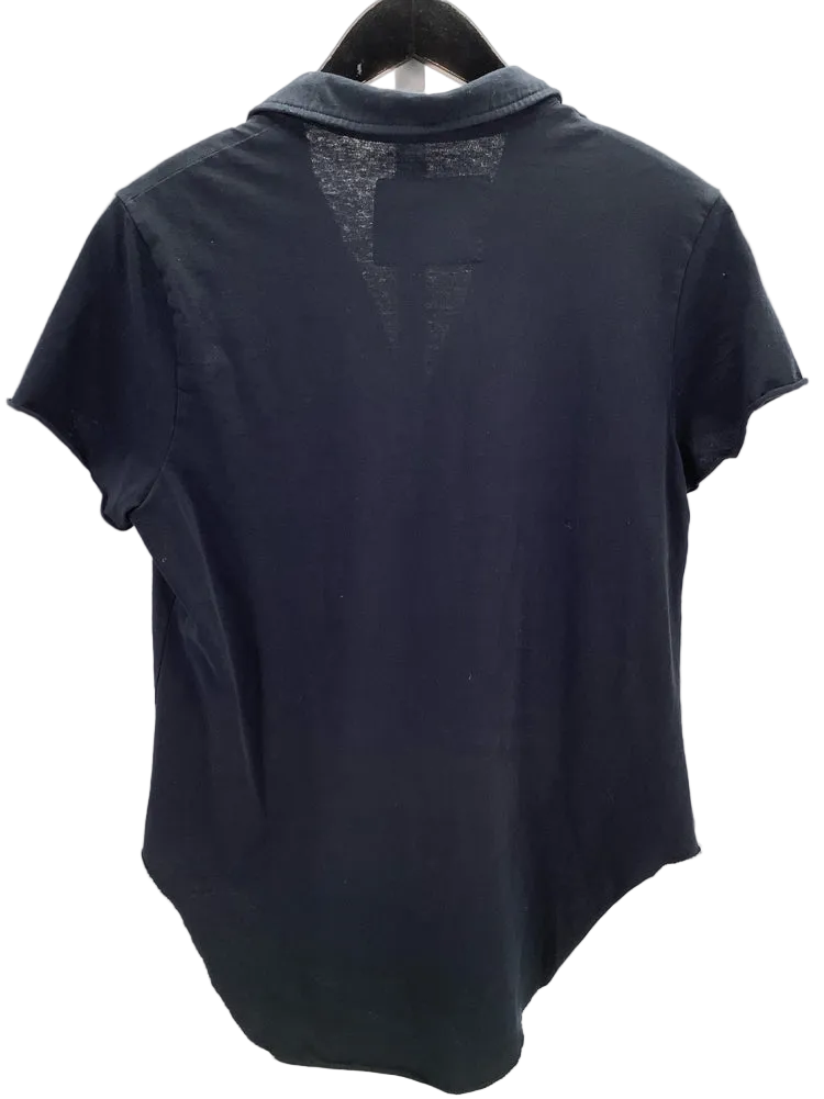 Frank & Eileen Size M Navy Charlotte Shirt