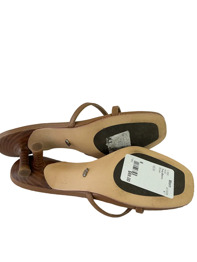 Tony Bianco Shoe Size 6 Brown Heels