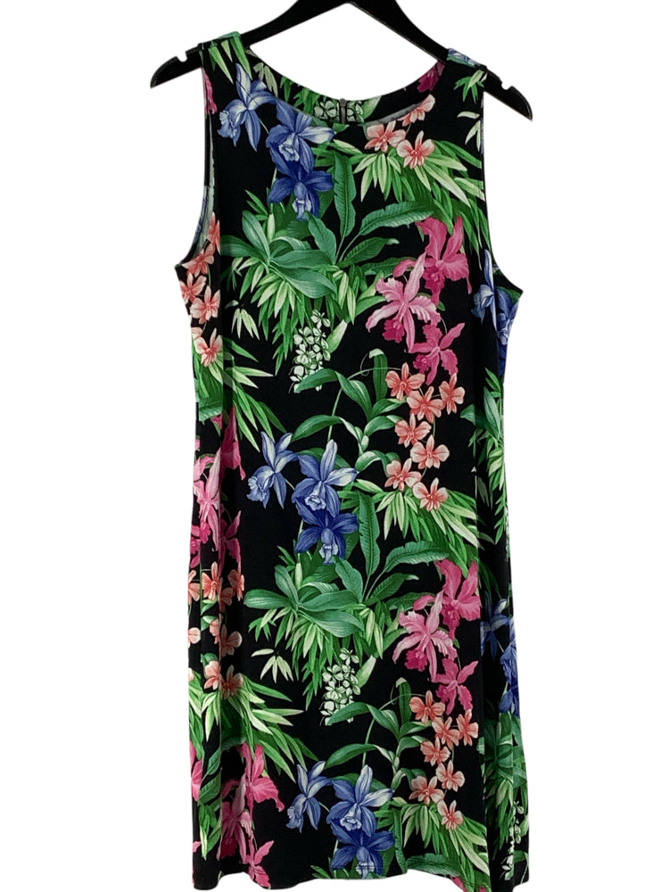 Tommy Bahama Size L Black multi Dress