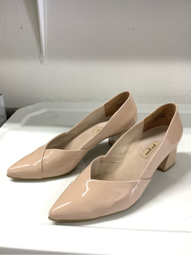 Paul Green Shoe Size 8.5 Beige Rendi Heels