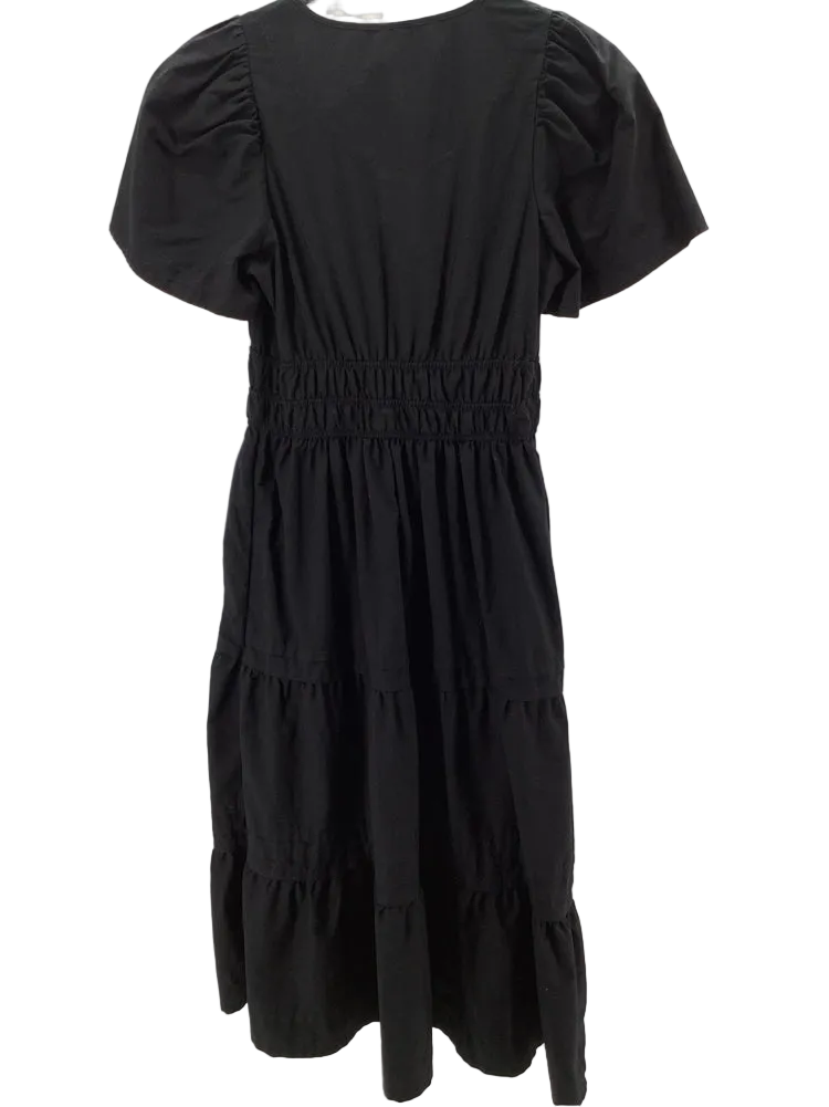 by anthropologie Size XSP Black Somerset Dress
