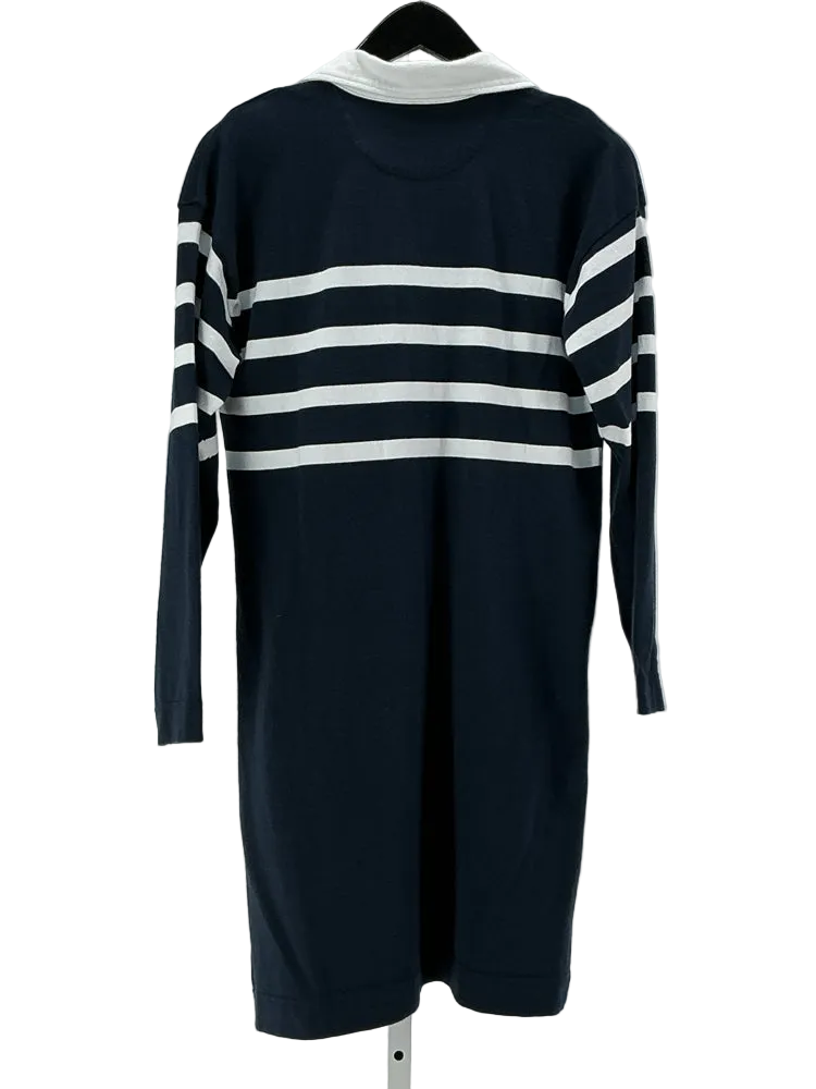 Faherty Size S Navy & white Dress