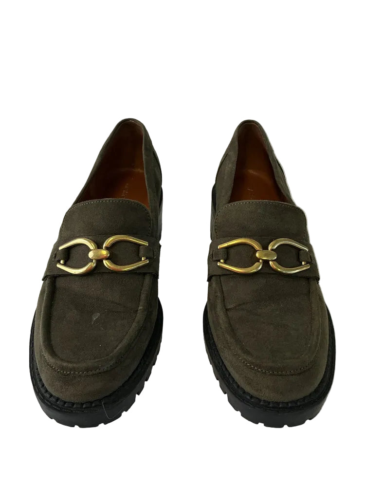 Marc Fisher Shoe Size 6 Green Loafers