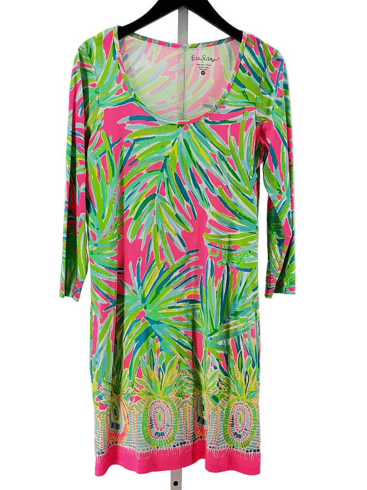 Lilly Pulitzer Size M Blue Multi Dress
