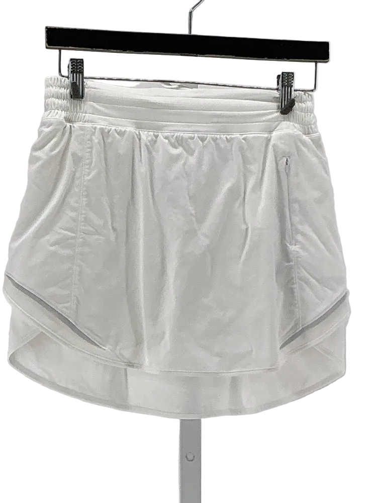 lululemon Size 6 White Skort