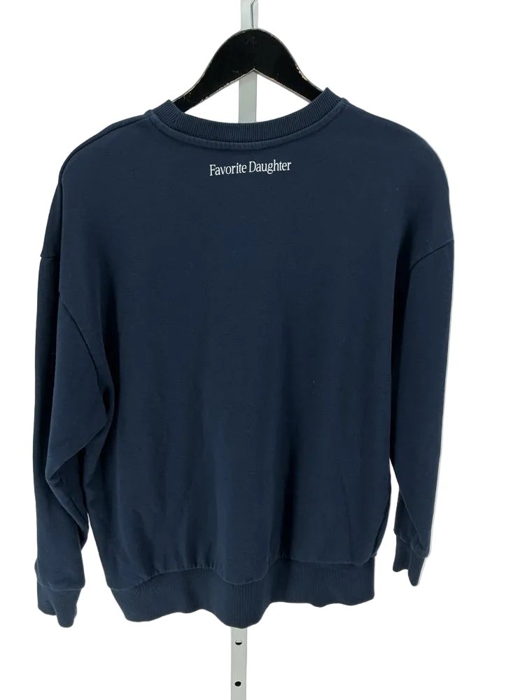 Favorite Daughter Size XS Navy Sweatshirt