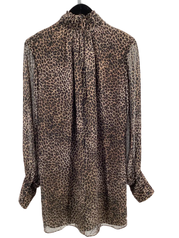 Frame Size S Tan & Black Dress