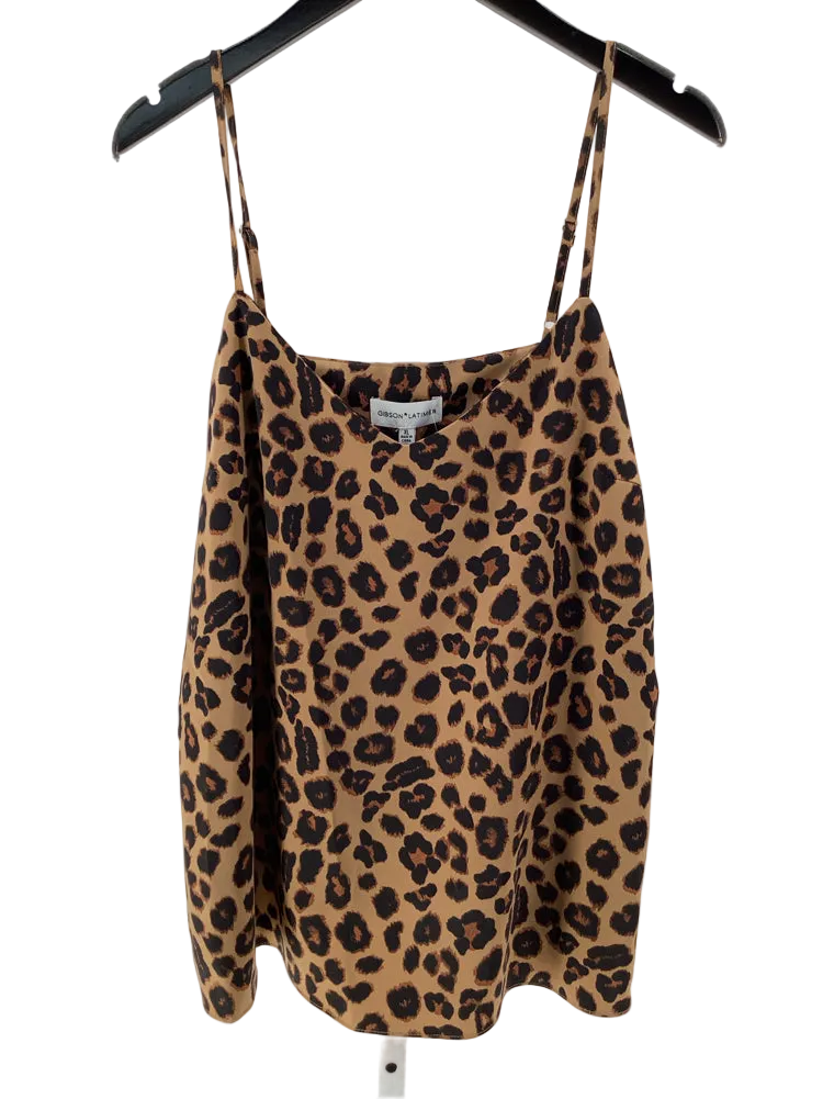 Gibson & Latimer Size XL Black & Tan Camisole
