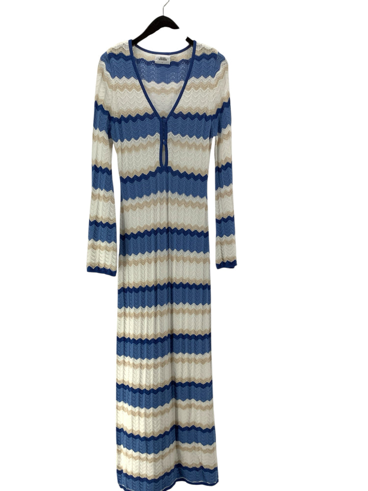Seven Wonders Size L Blue Multi Dress