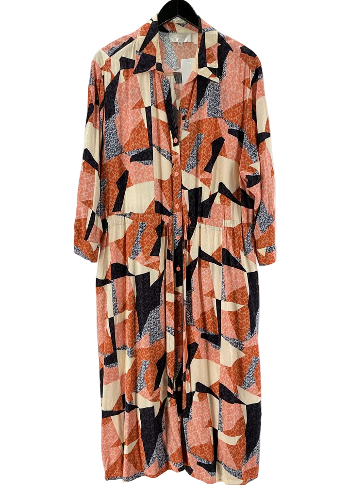 Corey Lynn Calter Size XL Orange Multi Dress
