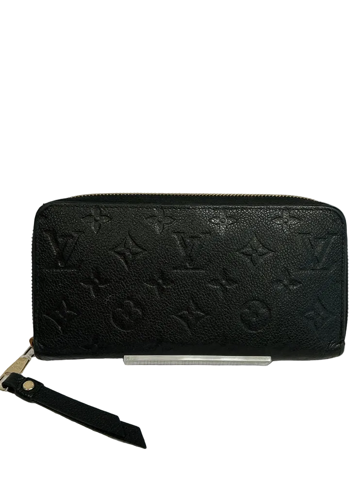 Louis Vuitton Black Zippy Wallet