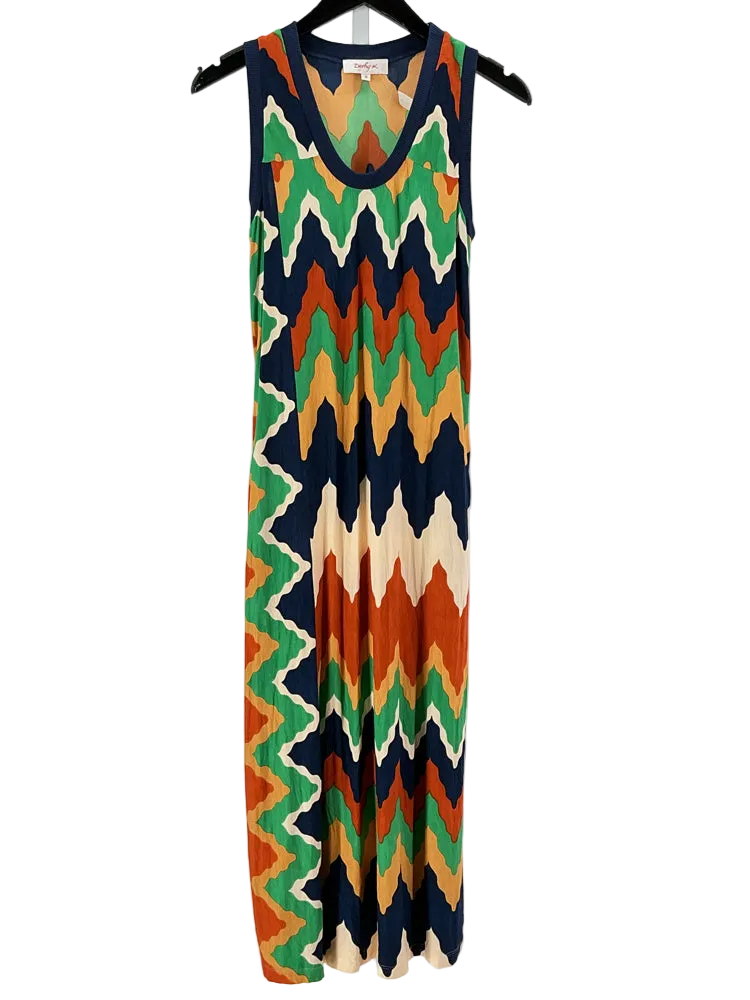 Derhy Size S Navy multi Dress