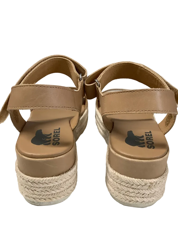 Sorel Shoe Size 9 Tan Sandals