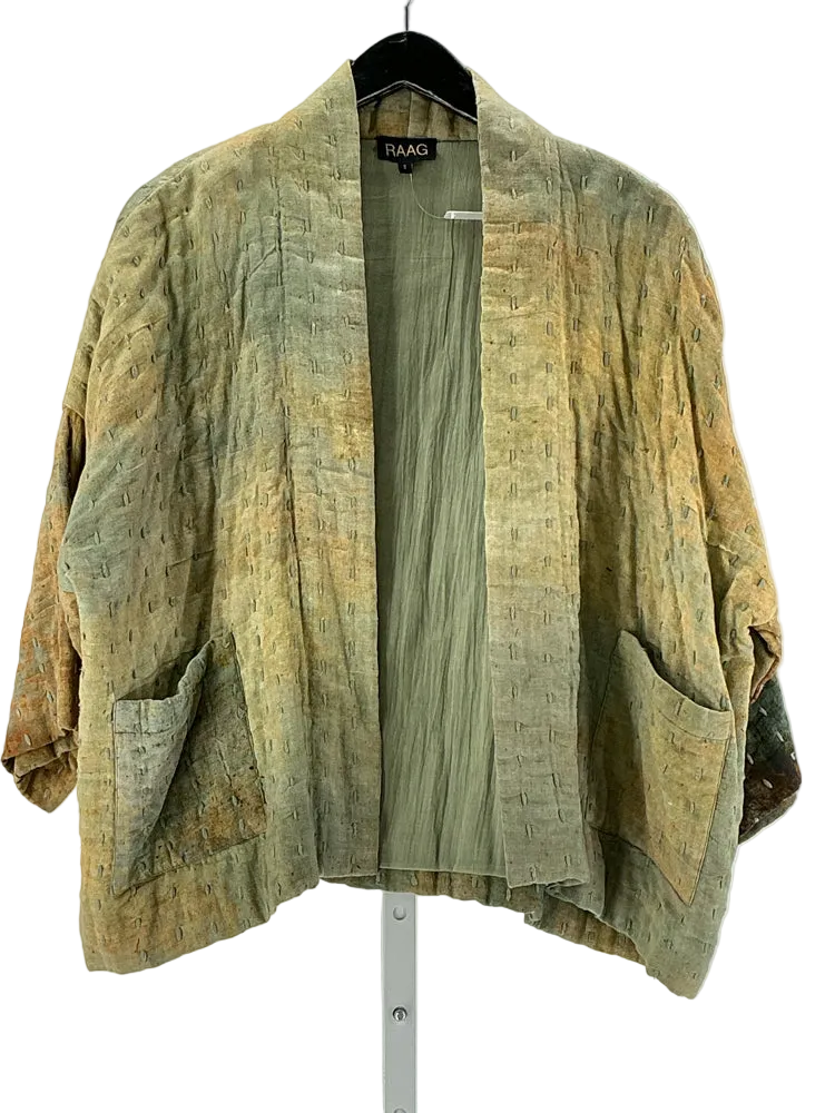 RAAG Size S Green multi Jacket