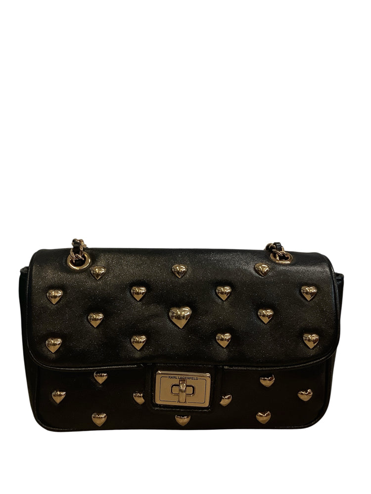Karl Lagerfeld Black & Gold Handbags