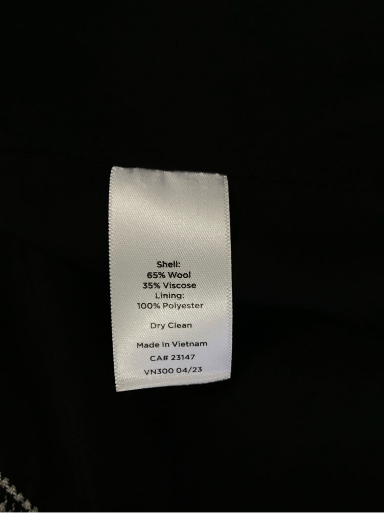 Talbots Size 4 Black & White Blazer