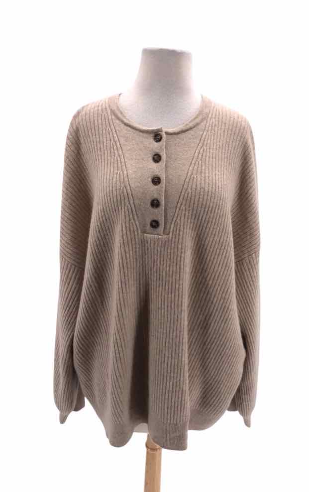 NAADAM Size L Tan Sweater