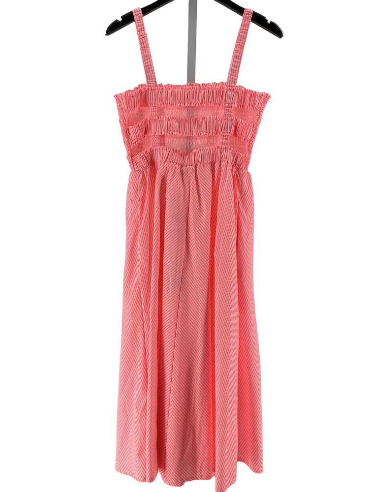 Vineyard Vines Size M Orange & White Dress