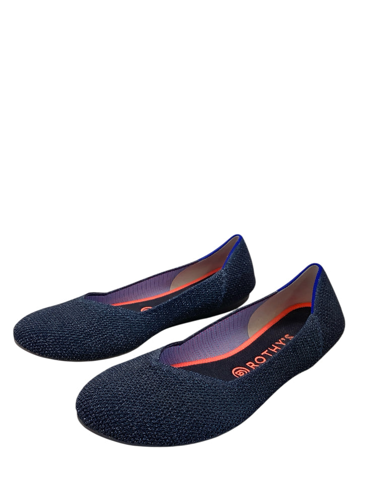 Rothy's Shoe Size 9 Black & Blue Flats