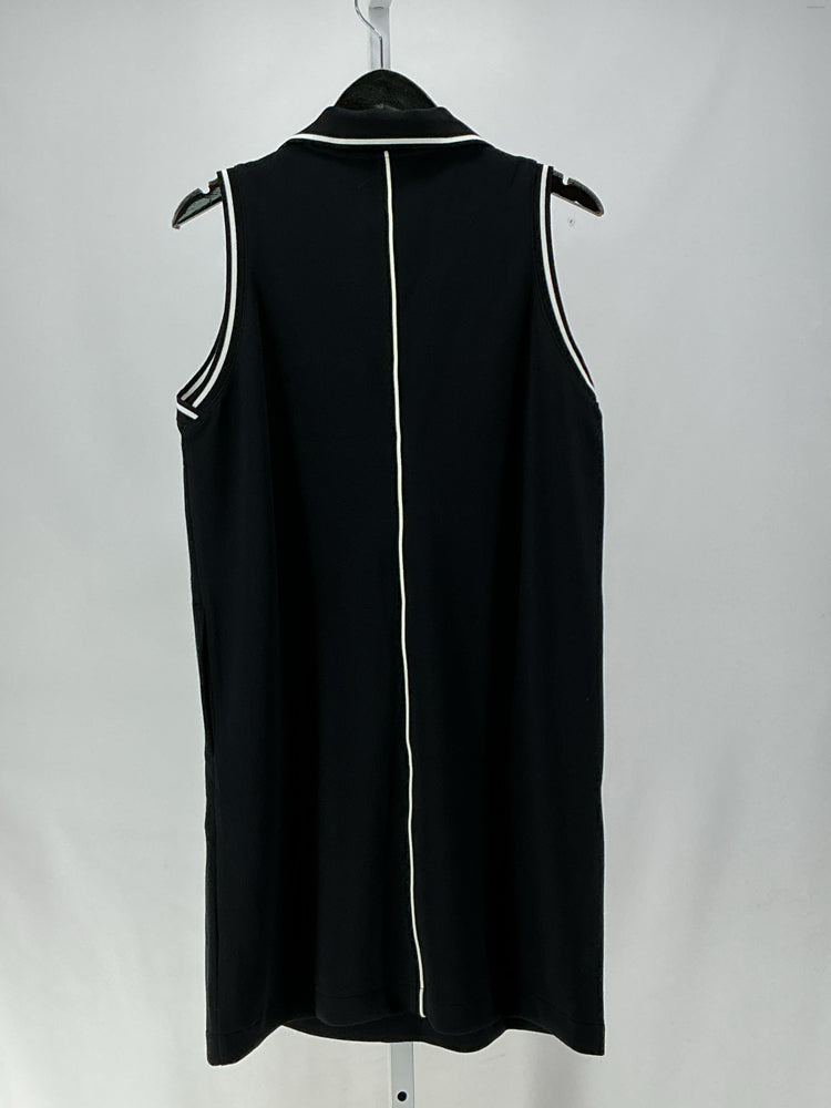 Spanx Size L Black & White Dress