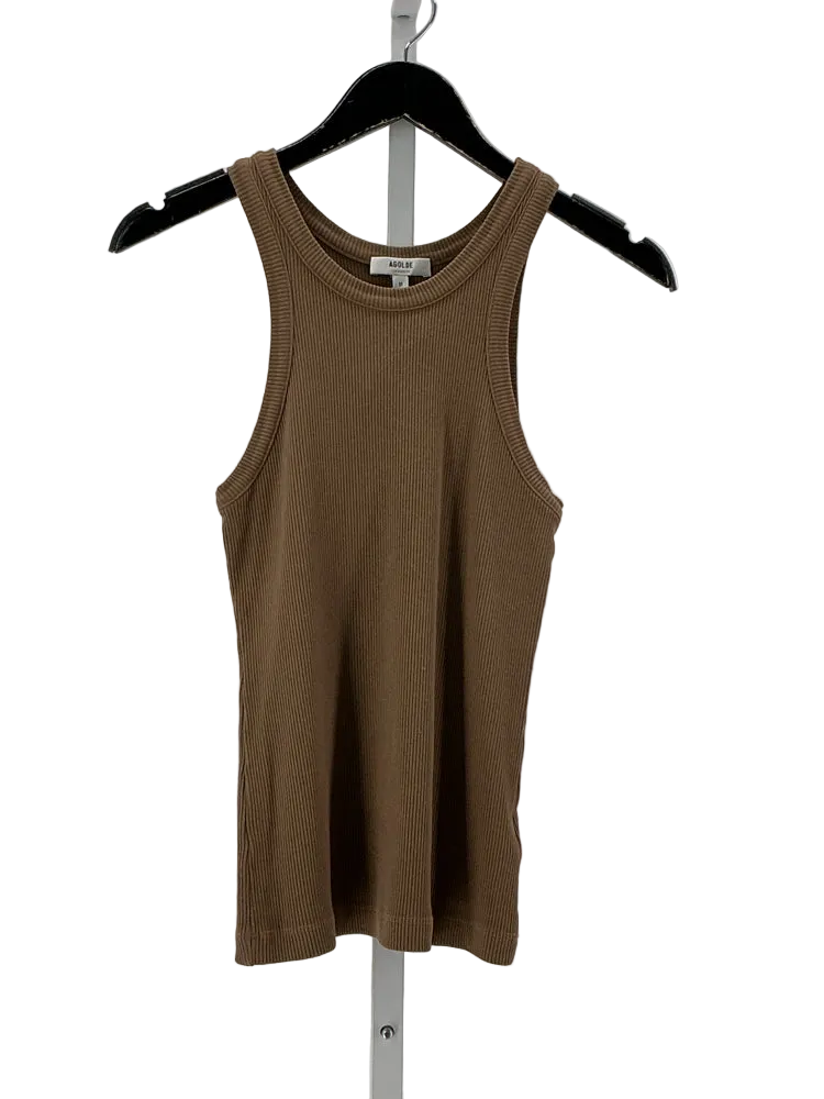 AgoldE Size M Brown Tank Top