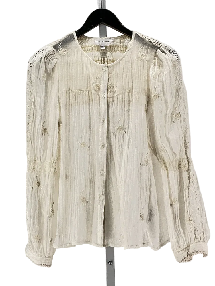 Dear John Size S Cream Shirt