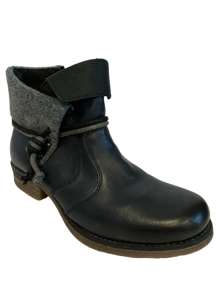 Rieker Shoe Size 9 Black Booties