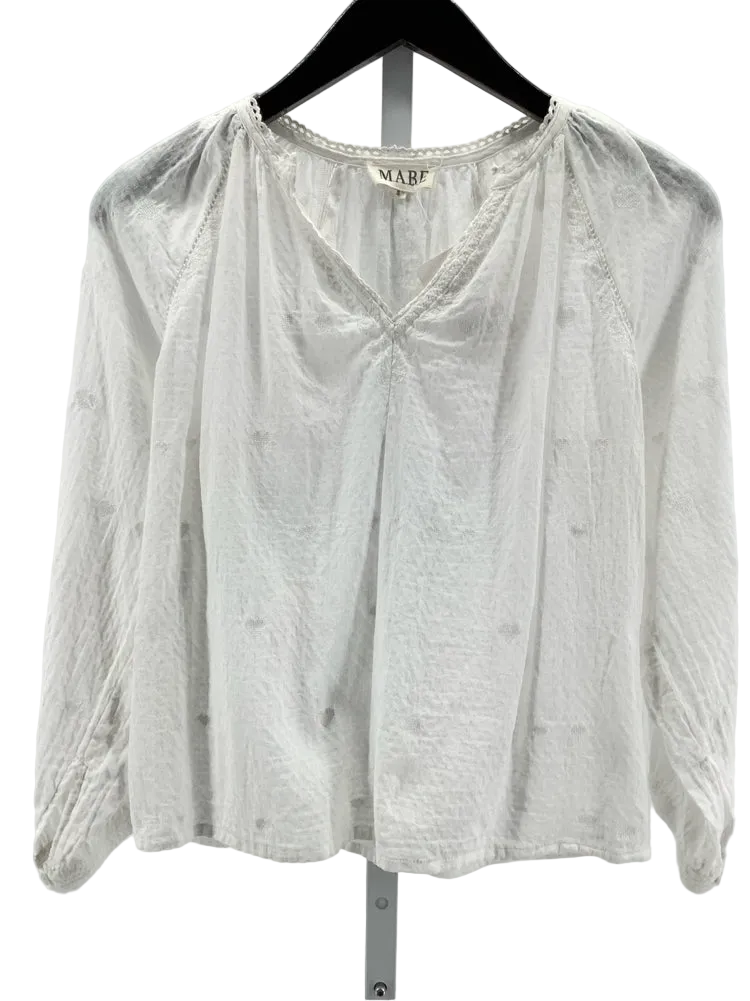 M.A.B.E Size S White Shirt