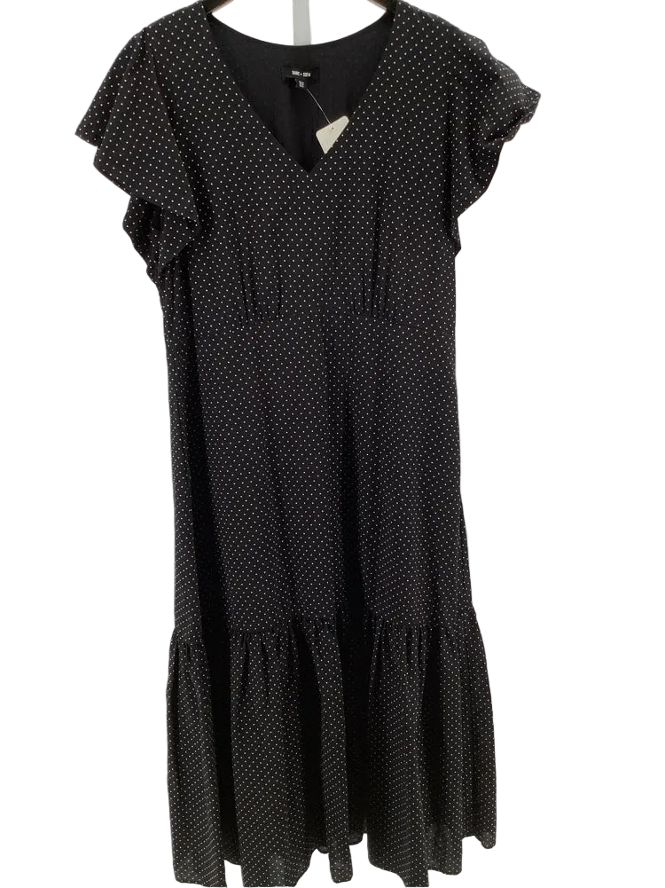 Saint + Sofia Size 12 Black & White Phoenix Dress