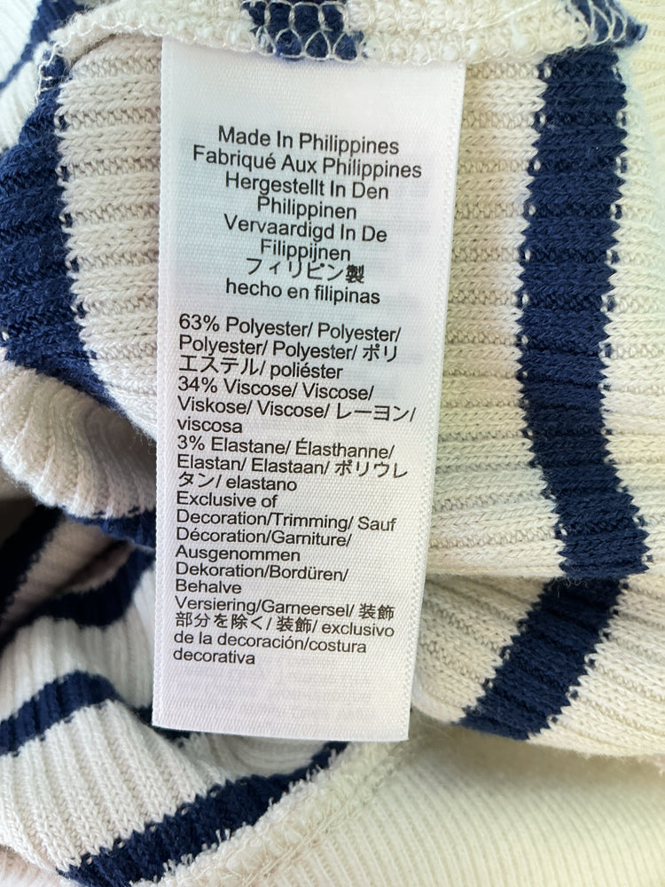 Jcrew Size M Navy & Cream Sweater