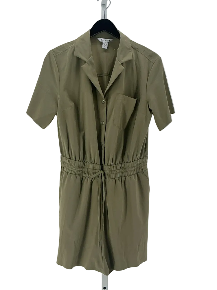 Athleta Size M Green Romper