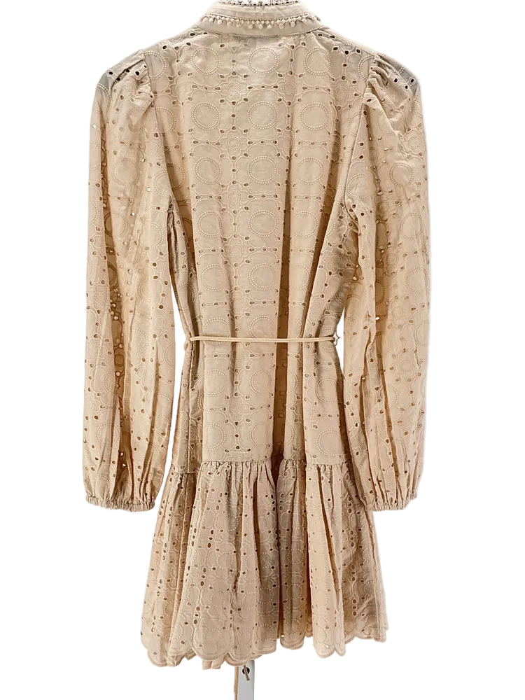 Antonio Melani Size 4 Tan Dress