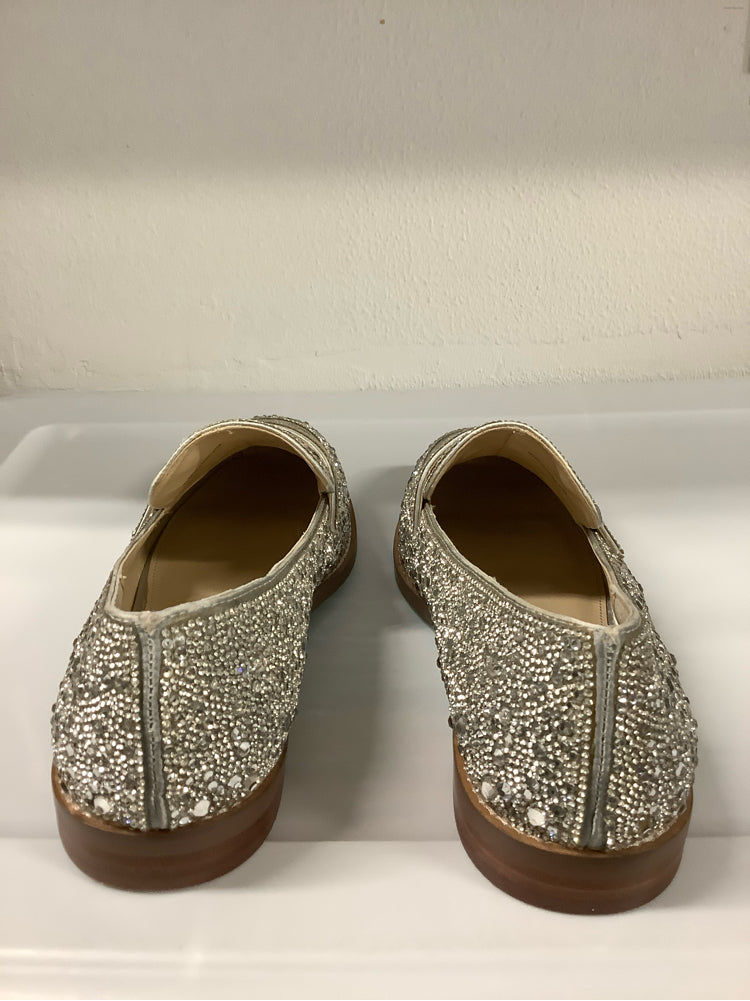 Betsey Johnson Shoe Size 10 Silver Aron Loafers
