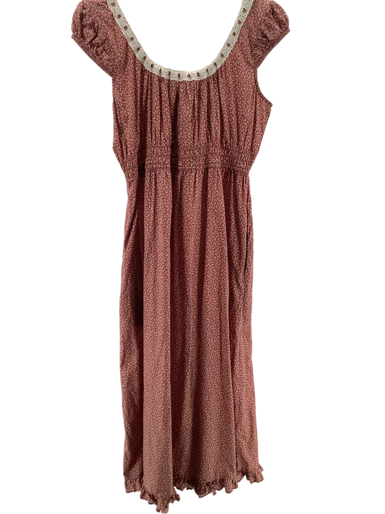 Christy Dawn Size LP Mauve Multi Kelly Dress