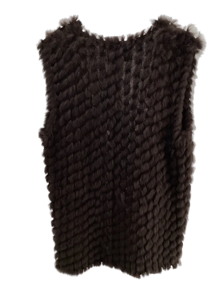 Linda Richards Size L Brown Vest