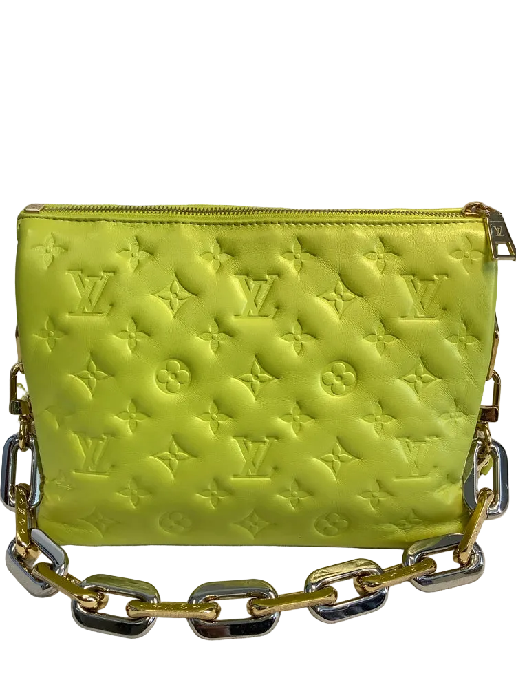 Louis Vuitton Vert Acide COUSSIN PM Handbags