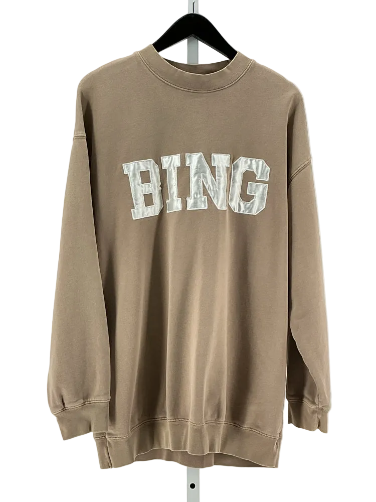 Anine Bing Size S Tan Sweatshirt